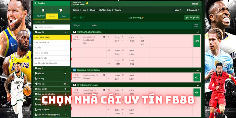Kèo nhà cái FB88 là nơi uy tín đông đảo cược thủ chọn